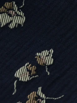 The Lowry Mid-Rise Slim Fit Jacquard Trousers