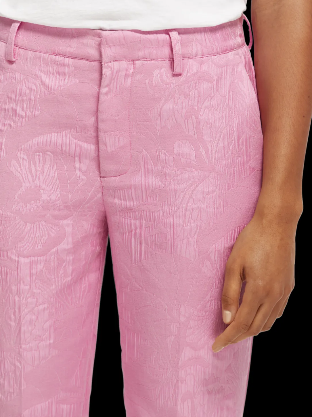 The Lowry Mid-Rise Slim Fit Trousers