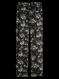 The Nina Mid-Rise Printed Tapered Trousers