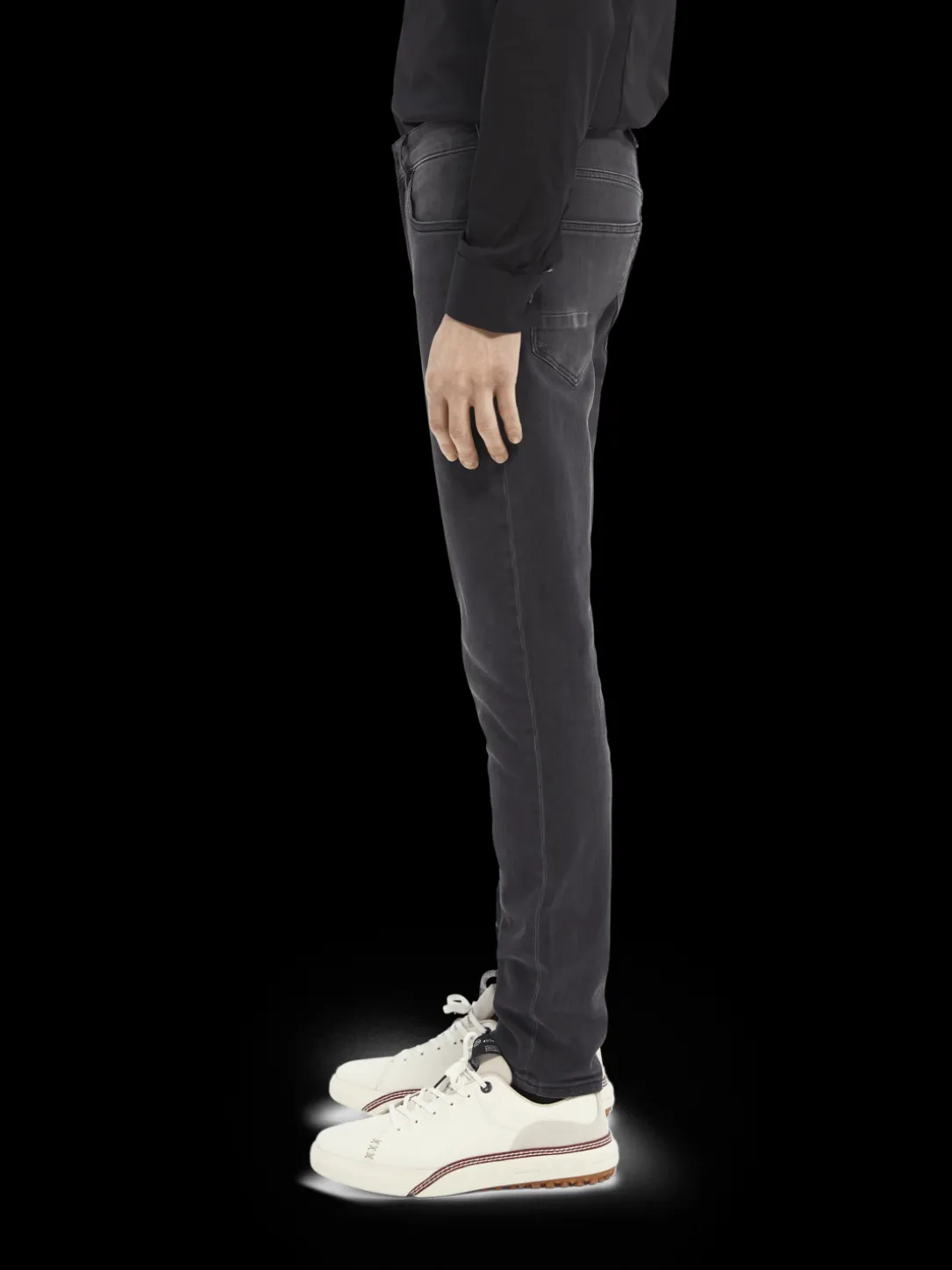 The Skim Super-Slim Fit Grey Toned Jeans