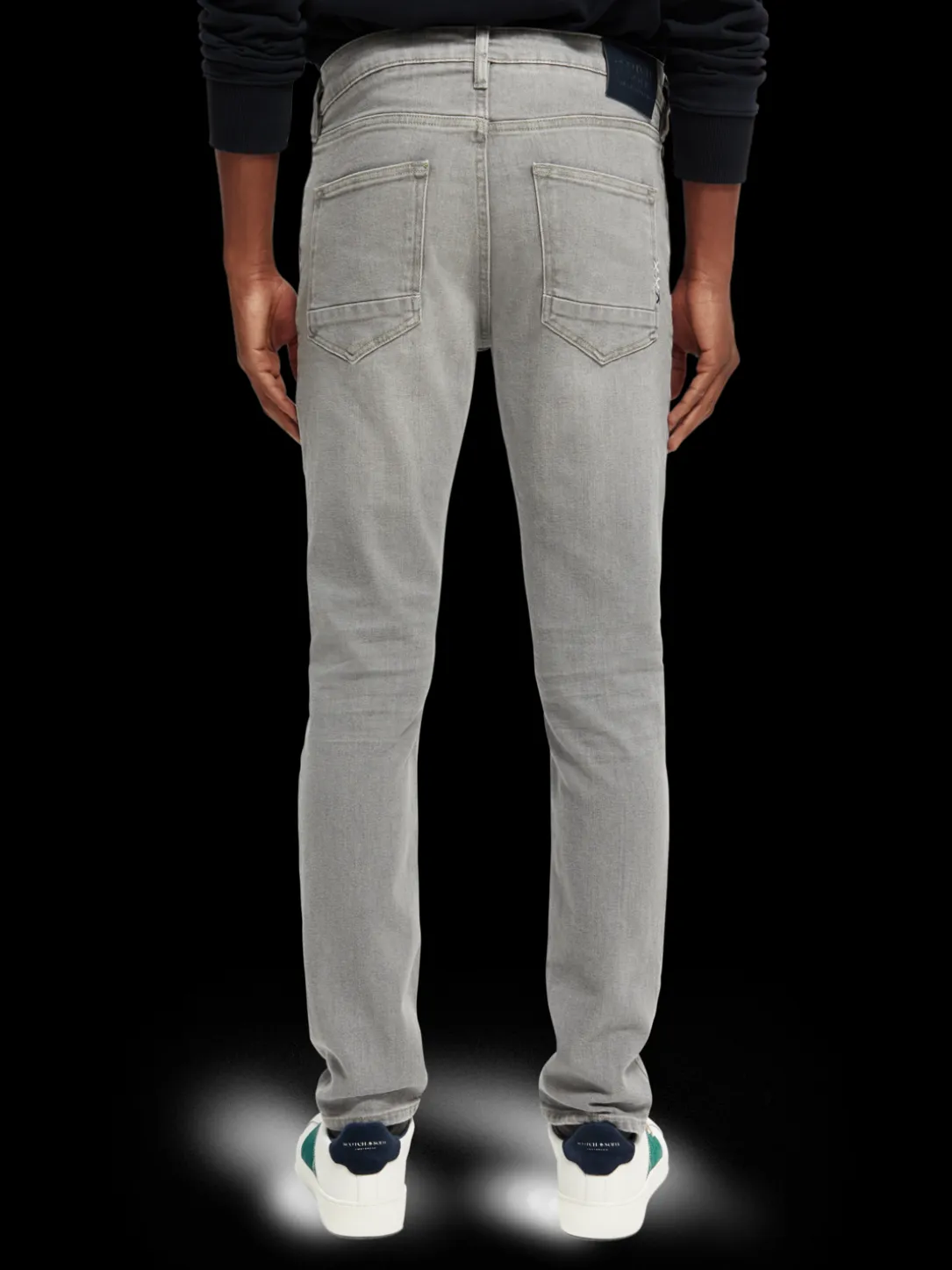 The Skim Super-Slim Fit Grey Toned Jeans