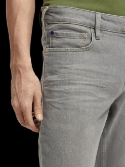 The Skim Super-Slim Fit Grey Toned Jeans