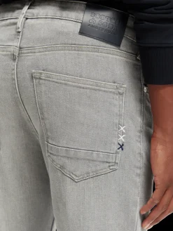 The Skim Super-Slim Fit Grey Toned Jeans