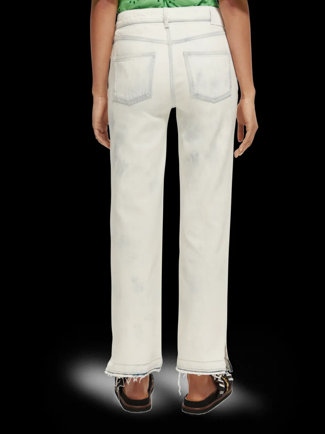 The Sky High-Rise Straight Leg Jeans