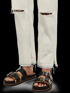The Sky High-Rise Straight Leg Jeans