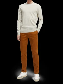 The Stuart Regular Slim Fit Organic Cotton Chino
