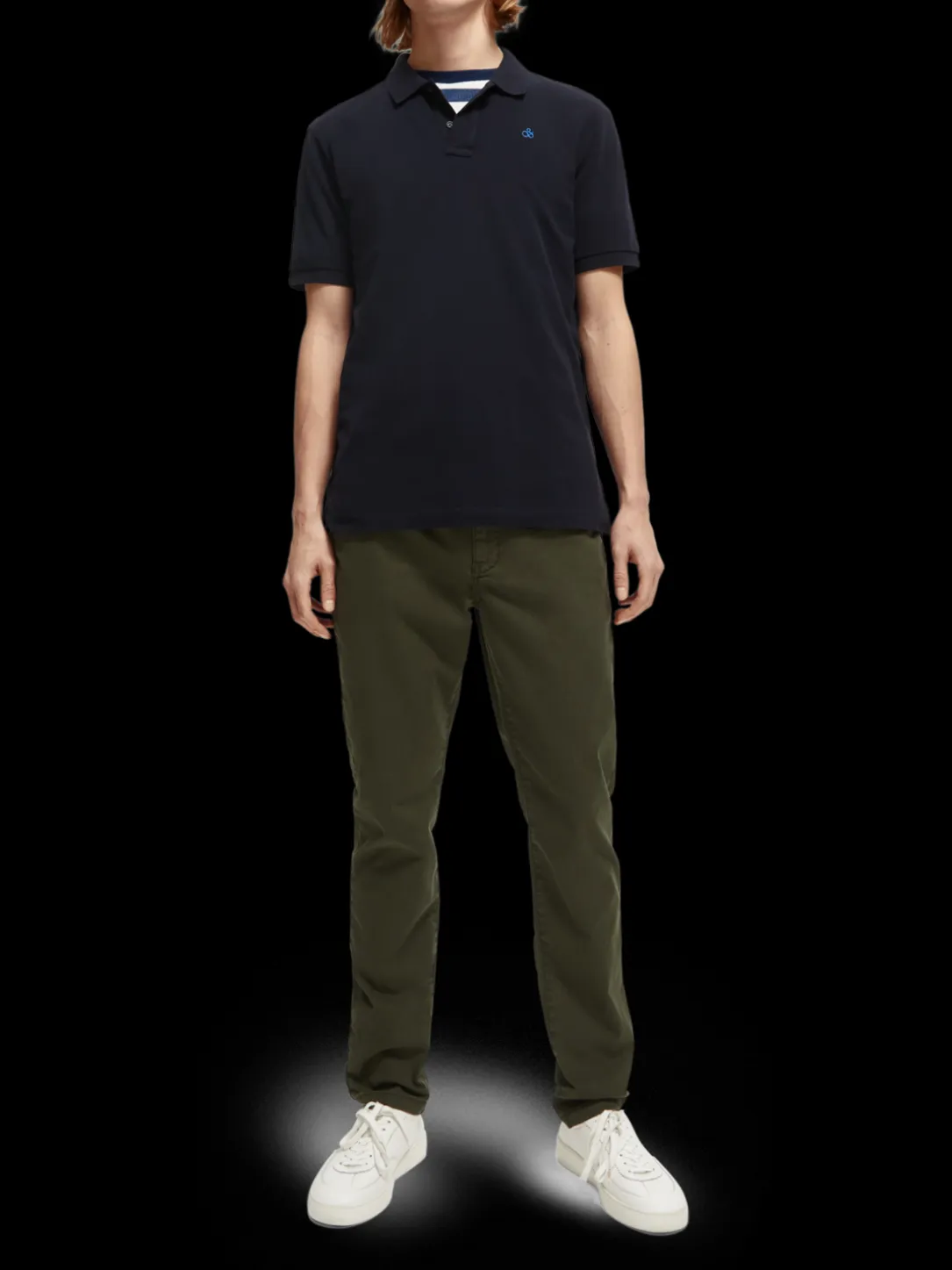 The Stuart Regular Slim Fit Organic Cotton Chino