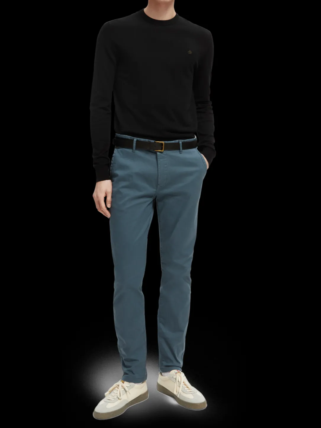 The Stuart Regular Slim Fit Organic Cotton Chino