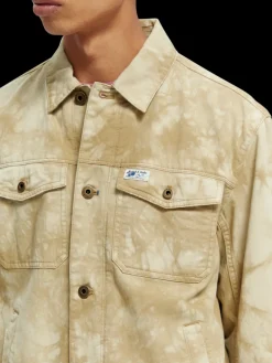 Tie-Dye Denim Trucker Jacket