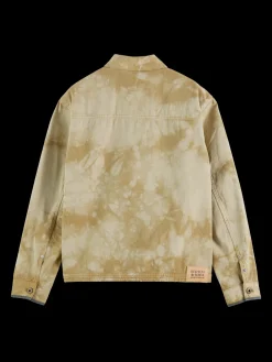Tie-Dye Denim Trucker Jacket