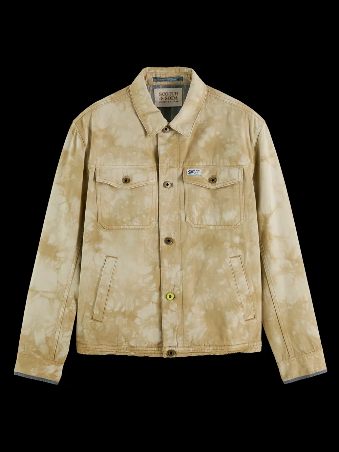 Tie-Dye Denim Trucker Jacket