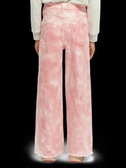 Tie-Dye High-Rise Wide Leg Trousers