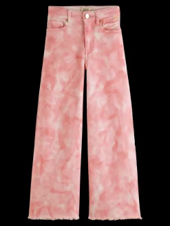 Tie-Dye High-Rise Wide Leg Trousers