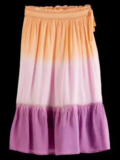 Tie-Dye Midi Skirt