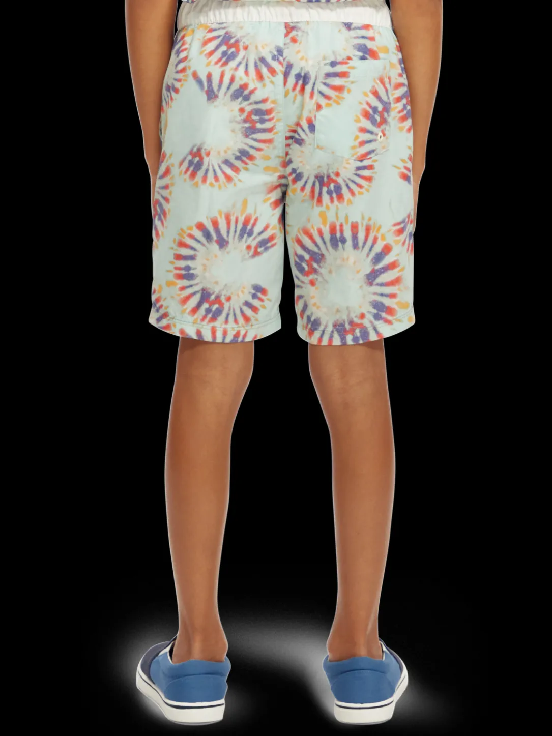 Tie-Dye Printed Swim Shorts