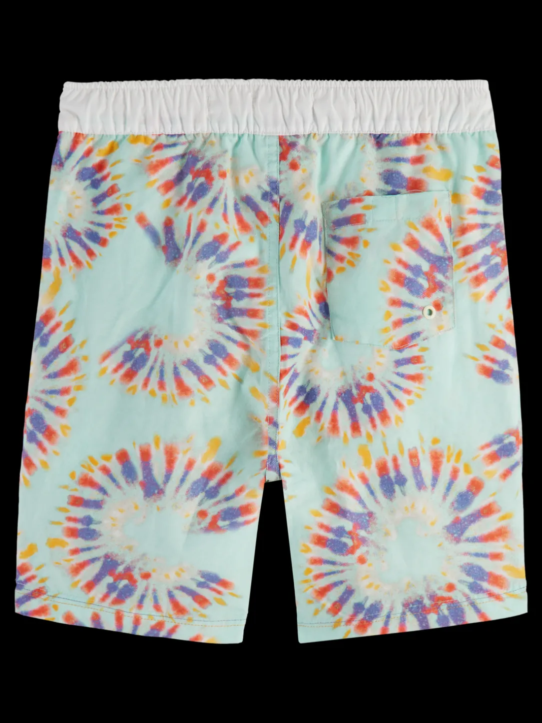 Tie-Dye Printed Swim Shorts