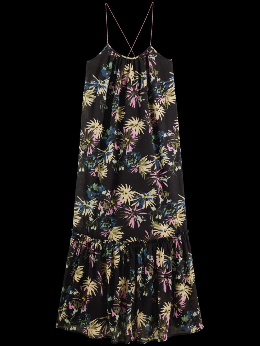 Tiered Strap Maxi Dress