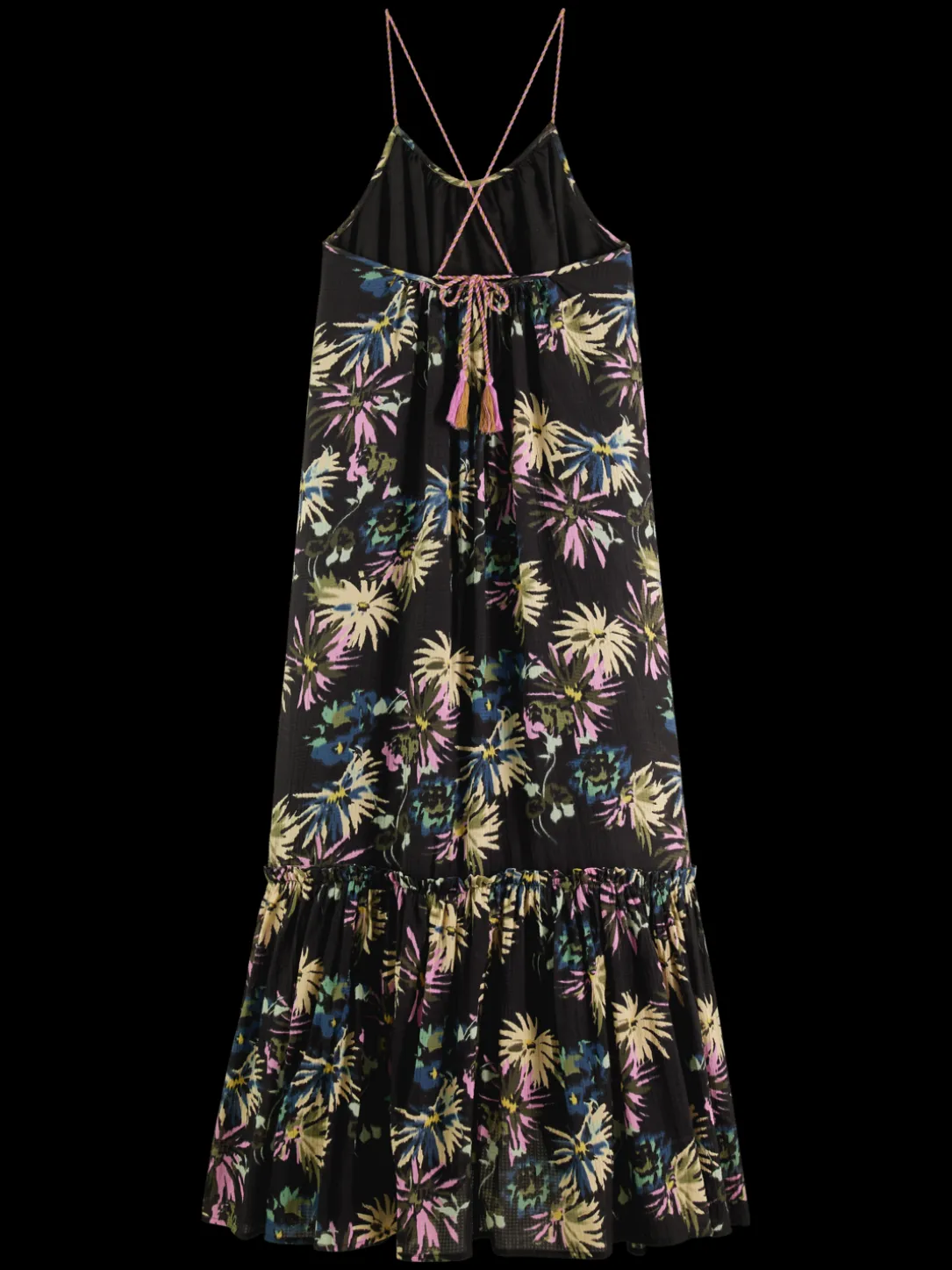 Tiered Strap Maxi Dress