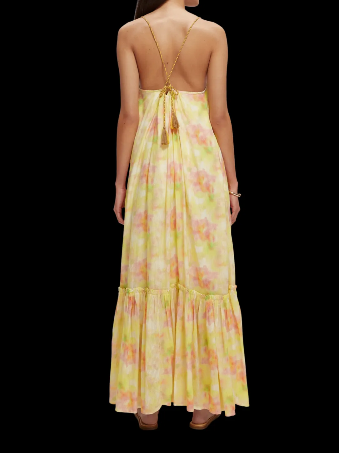 Tiered Strap Maxi Dress