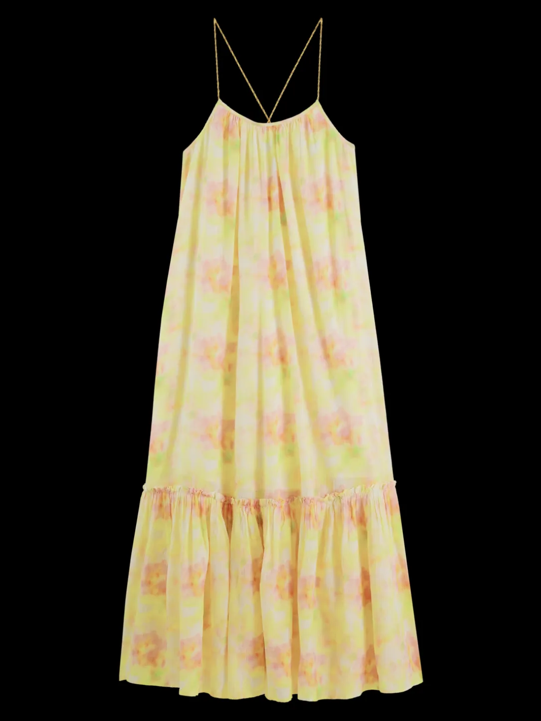 Tiered Strap Maxi Dress