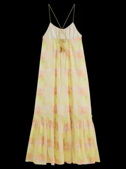 Tiered Strap Maxi Dress