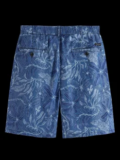 Twilt - Allover Printed Pleated Chino Shorts