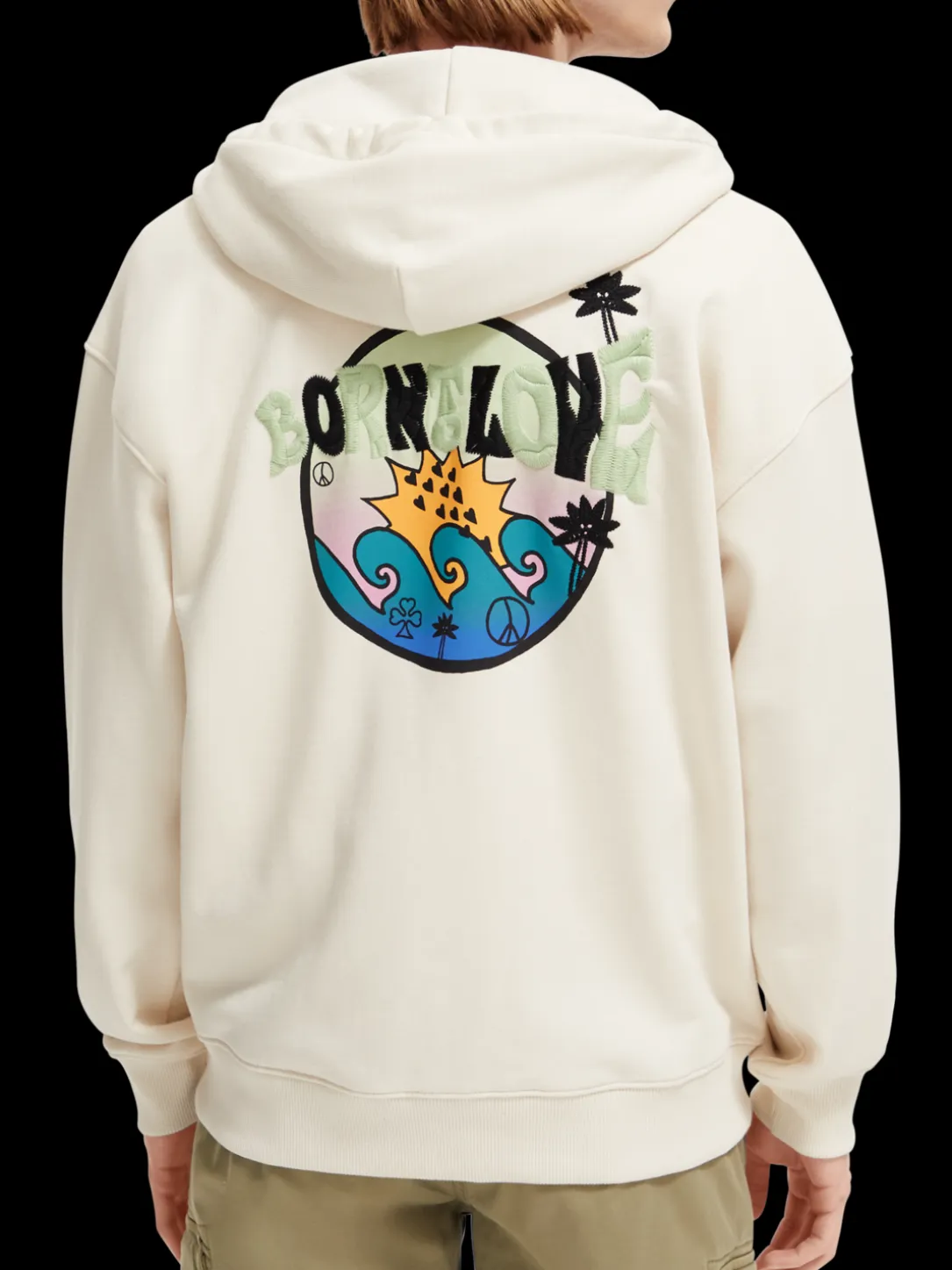 Unisex Born To Love Artwork Hoodie