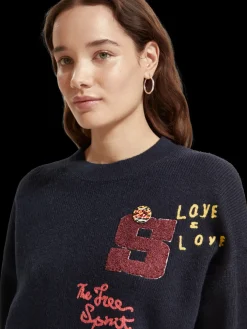 Varsity Embroidered Pullover