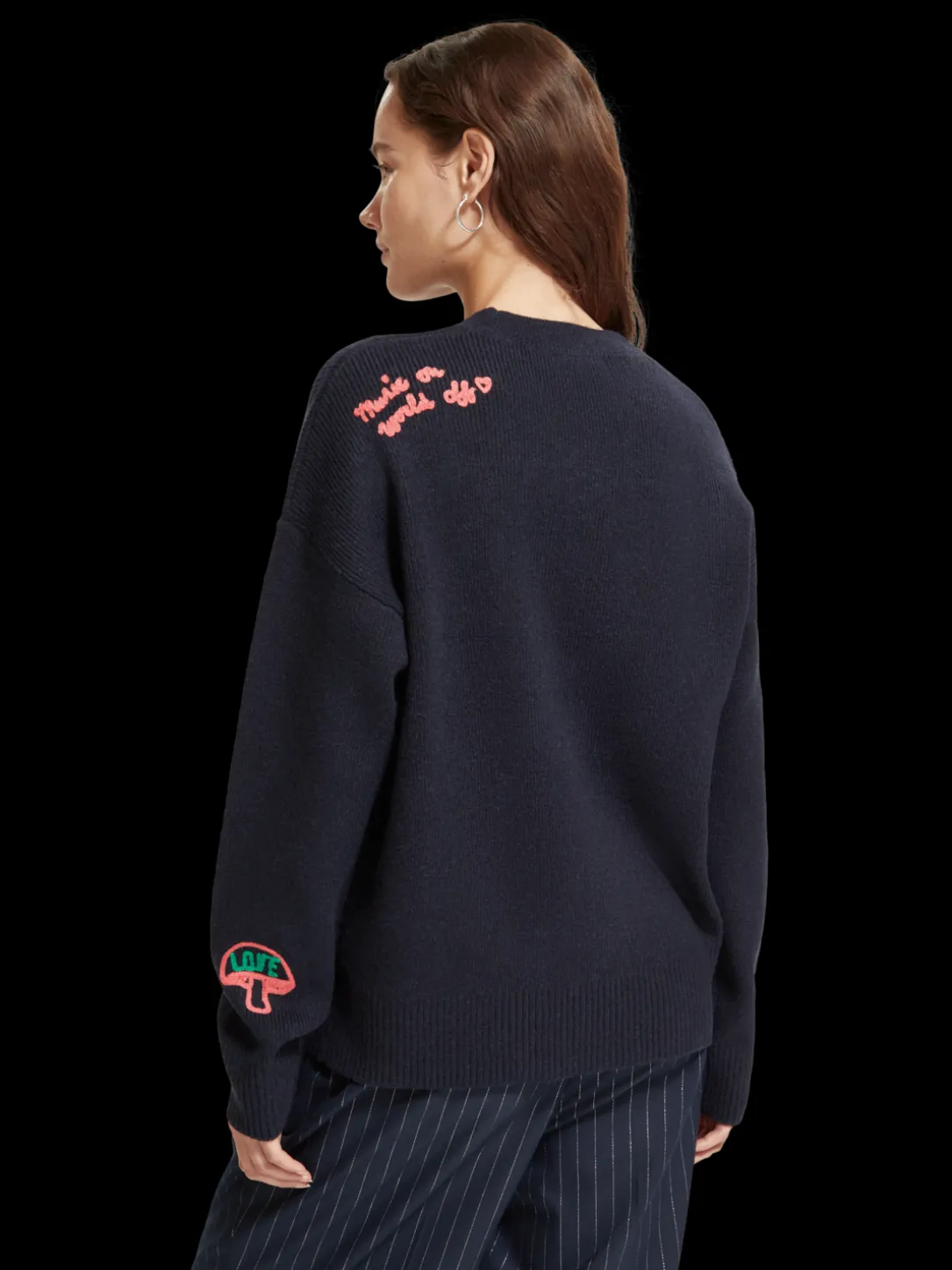 Varsity Embroidered Pullover