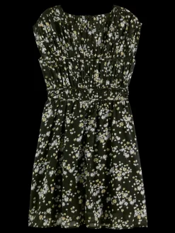 V-Neck Sleeveless Mini Dress