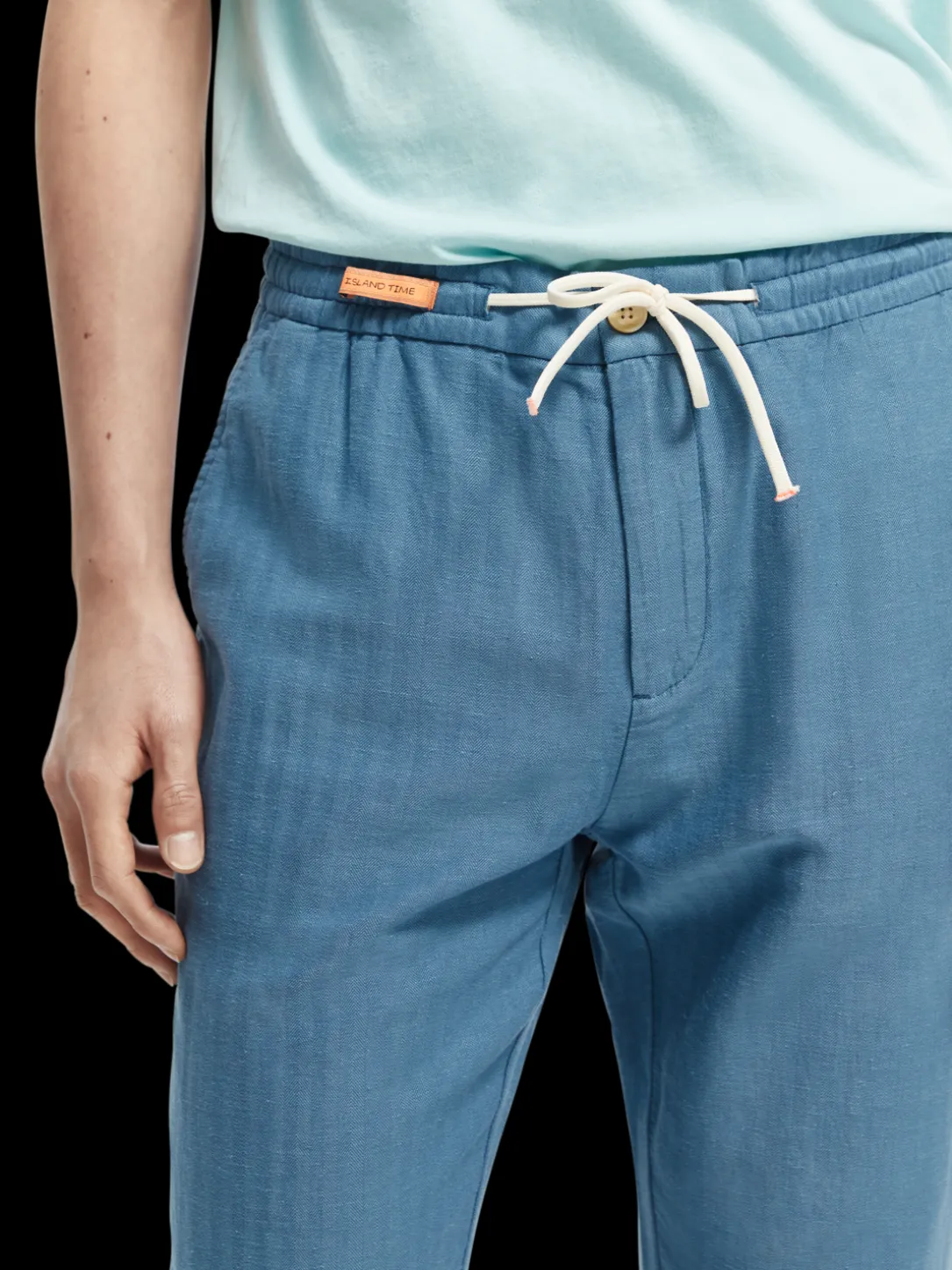Warren Regular Straight-Fit Linen-Blend Jogger