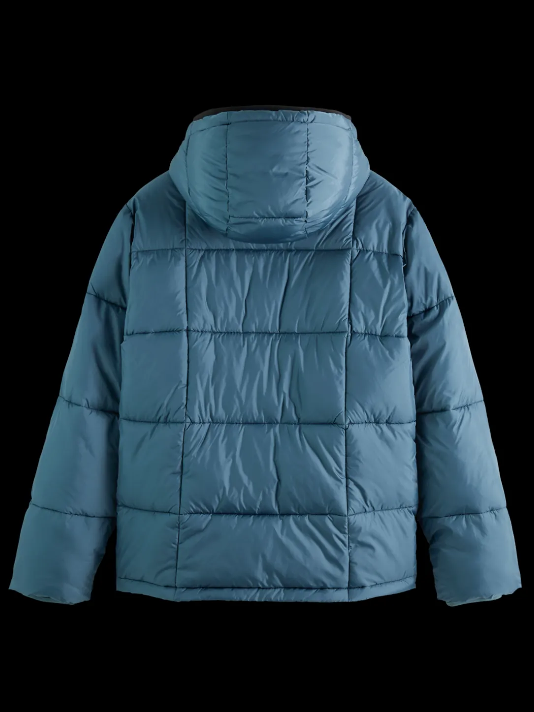 Water-Repellent Hooded Puffer Jacket