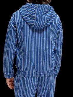 Yarn-Dyed Half-Zip Jacket