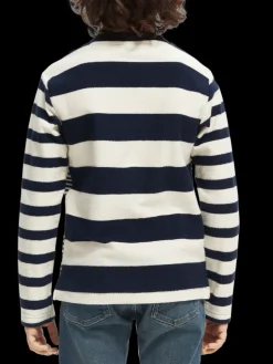 Yarn-Dyed Organic Cotton Long-Sleeved T-Shirt