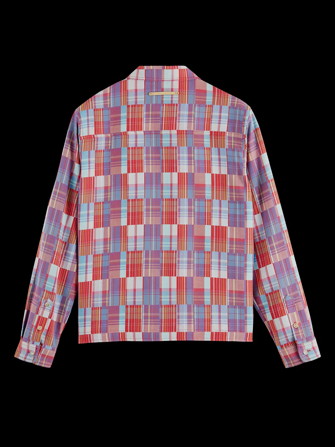 Zip-Front Check Shirt