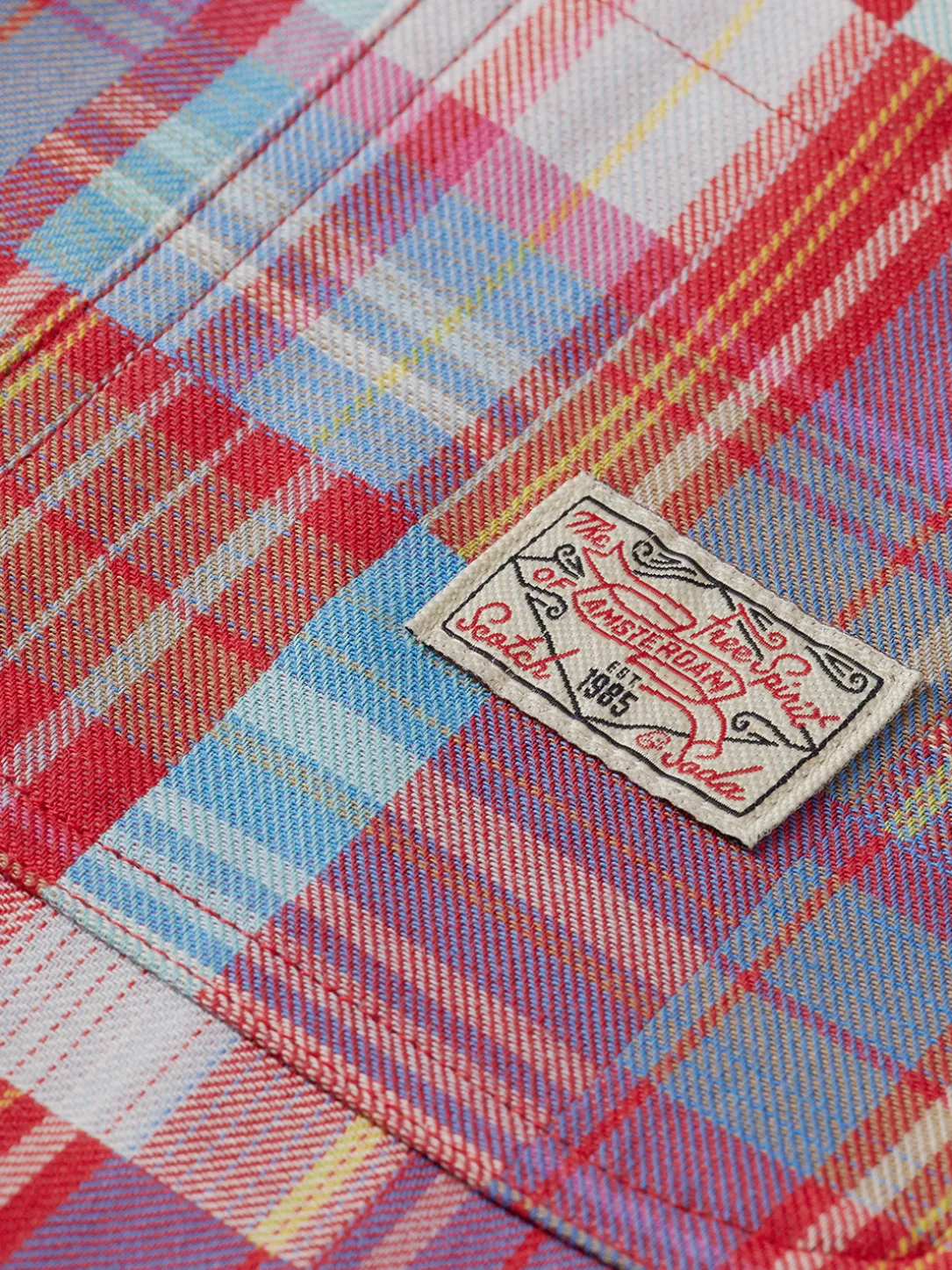 Zip-Front Check Shirt